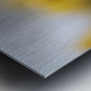 Yellow Radiance Metal print