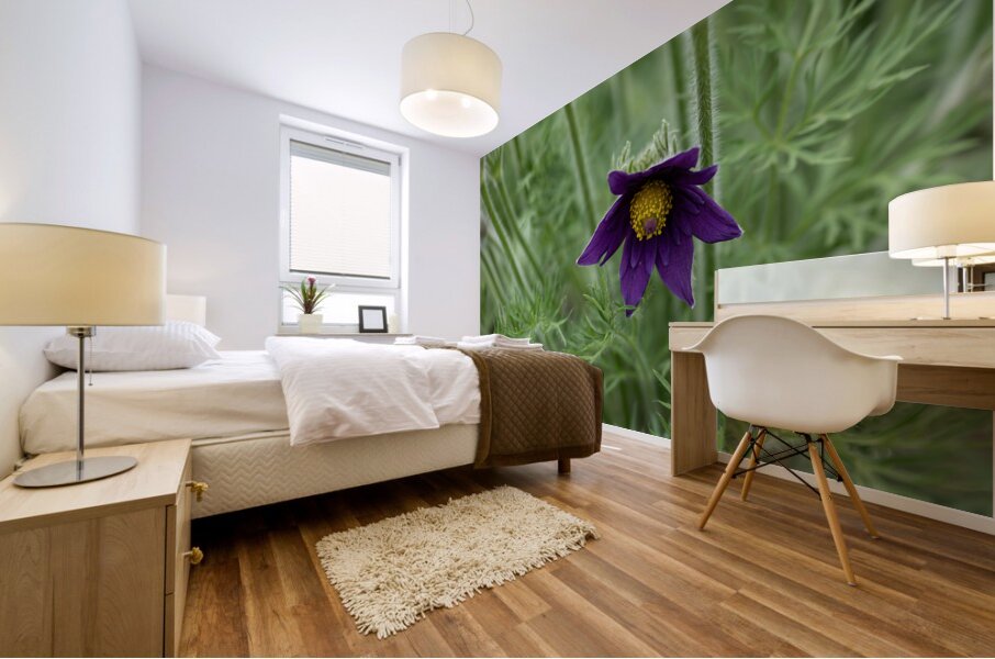 Purple Paradise Mural print