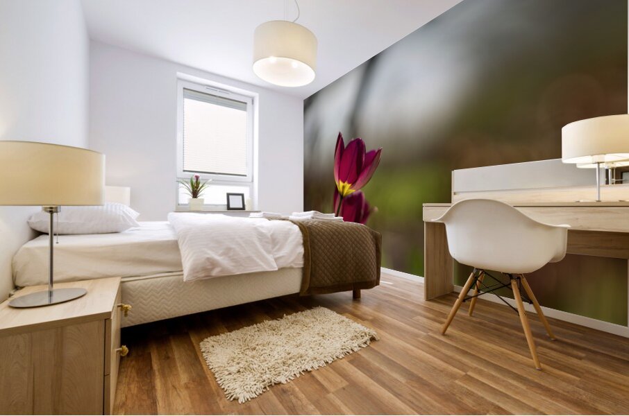 Wine Stained Whispers Mural print