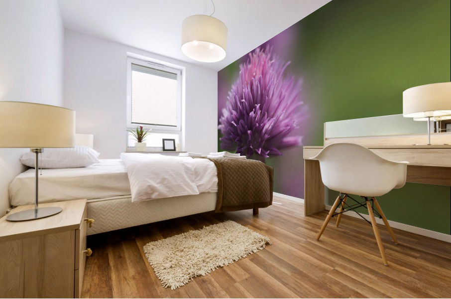 Chive Blossom Mural print
