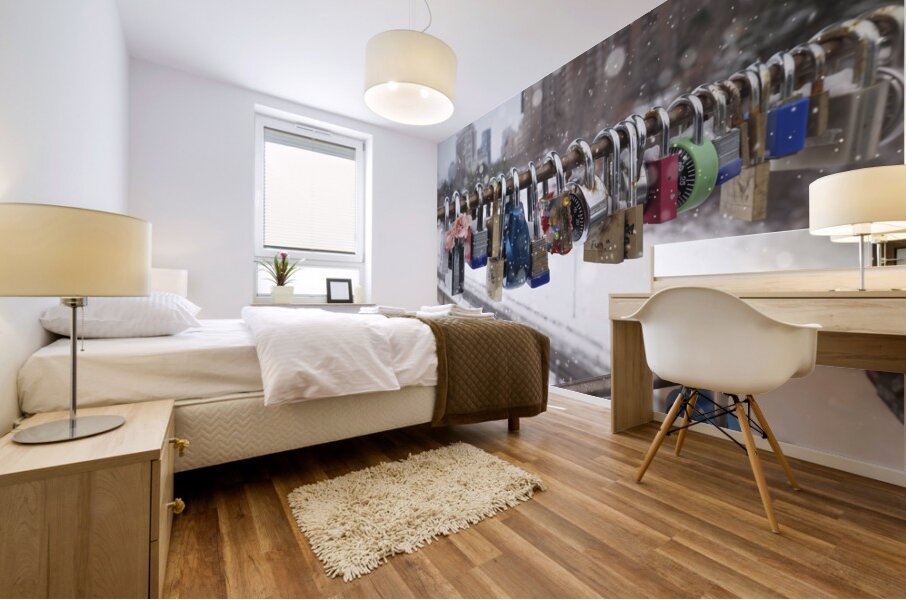 Love Locks Mural print