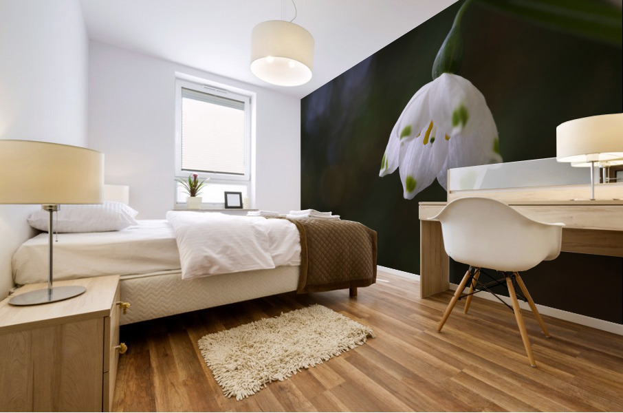 Spring Snowflake Mural print