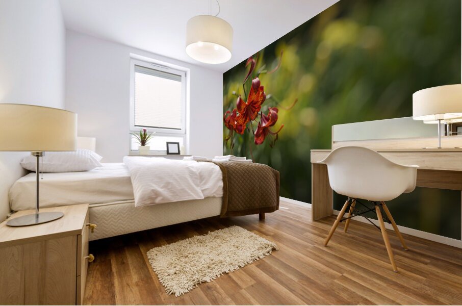 Tiger Lilies Mural print