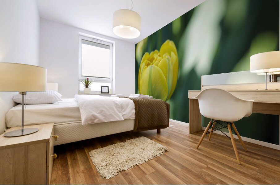 Pretty in Yellow Mural print