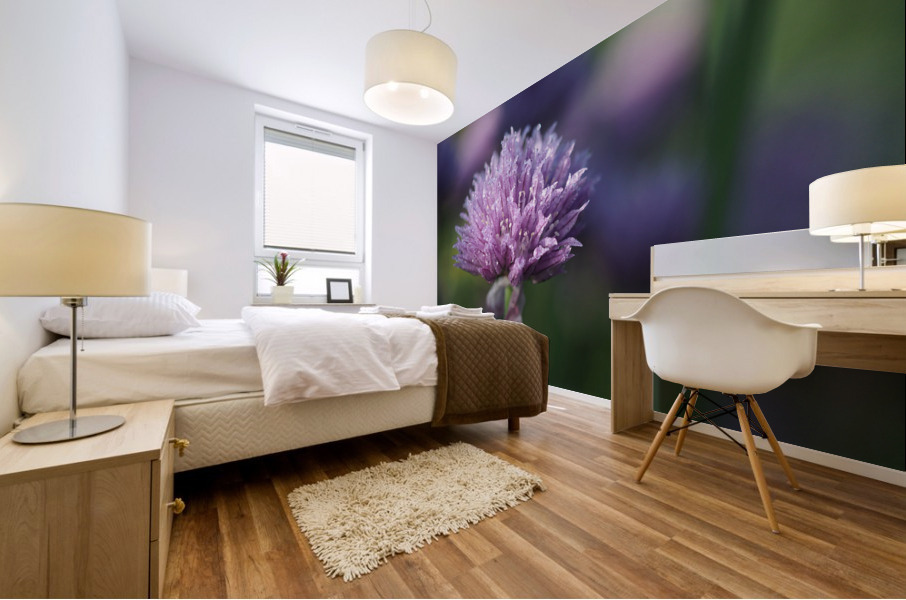 Dewy Chive Mural print