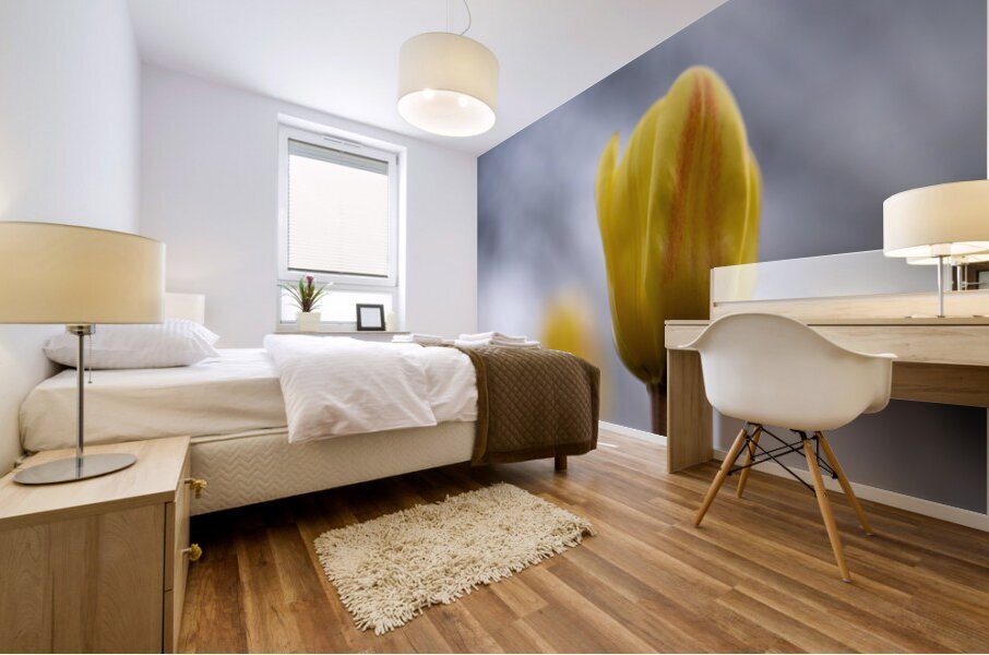 Yellow Whisperings Mural print