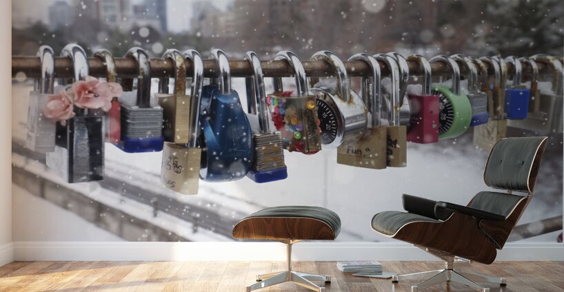 Love Locks Wall Murals