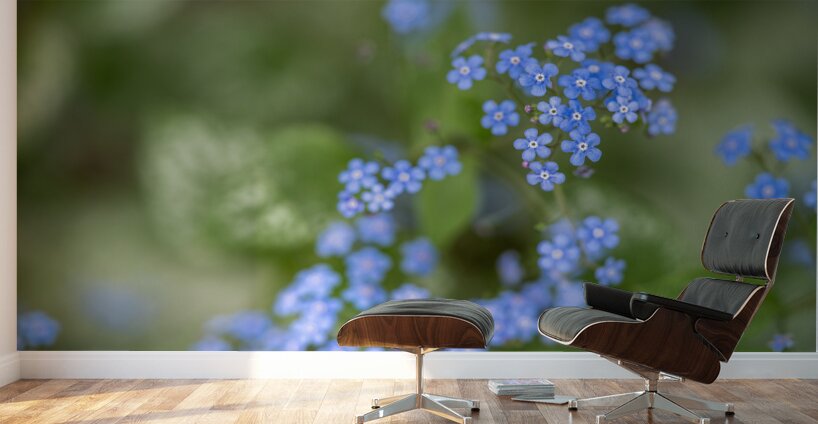 Blue Rosary Wall Murals