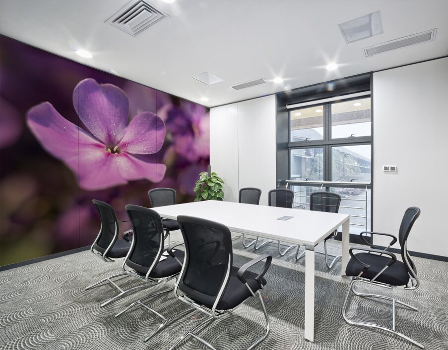 Pink World Wall Printing