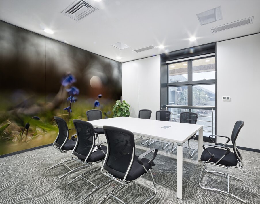 Siberian Squill Wall Printing