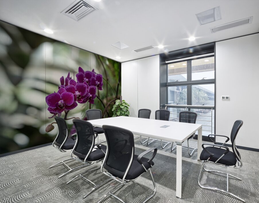 Velvet Violet Wall Printing