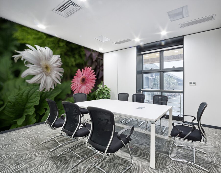 Pearl Petals Wall Printing