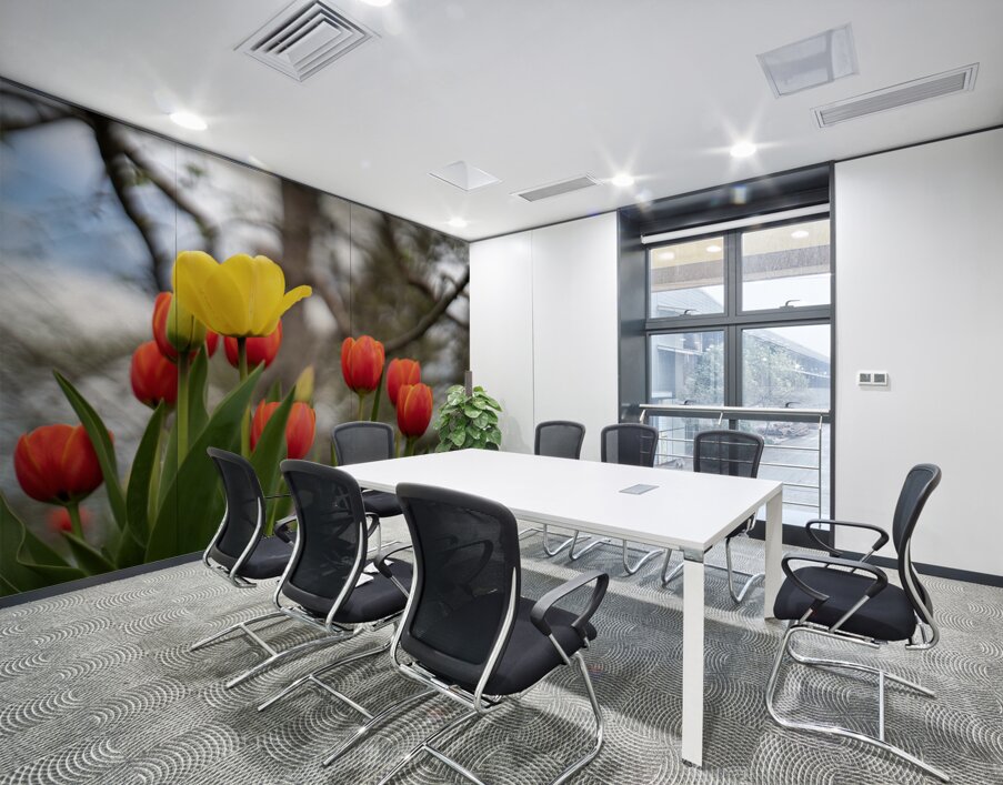 Sunlit Symphony Wall Printing