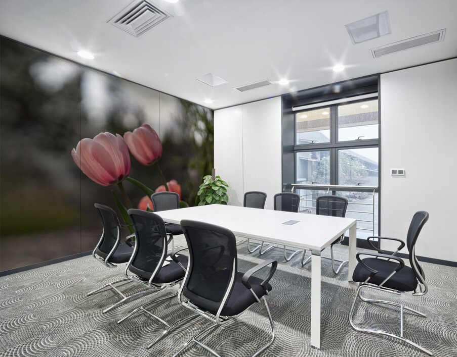 Pink Harmony Wall Printing