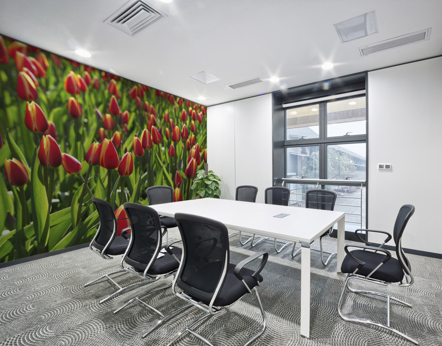 Tulip Background Wall Printing