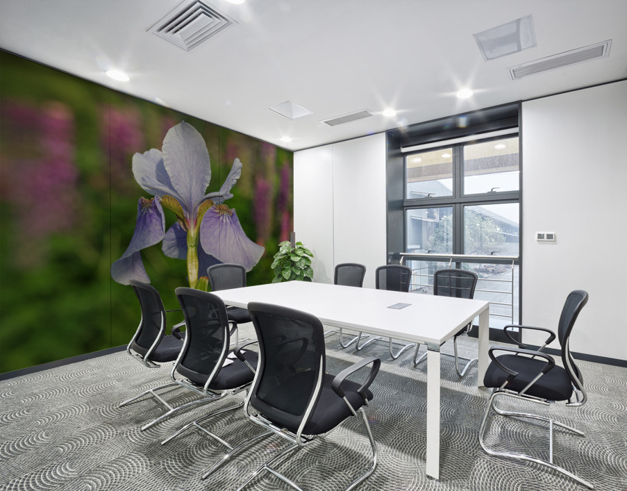 Violet Blue One Wall Printing