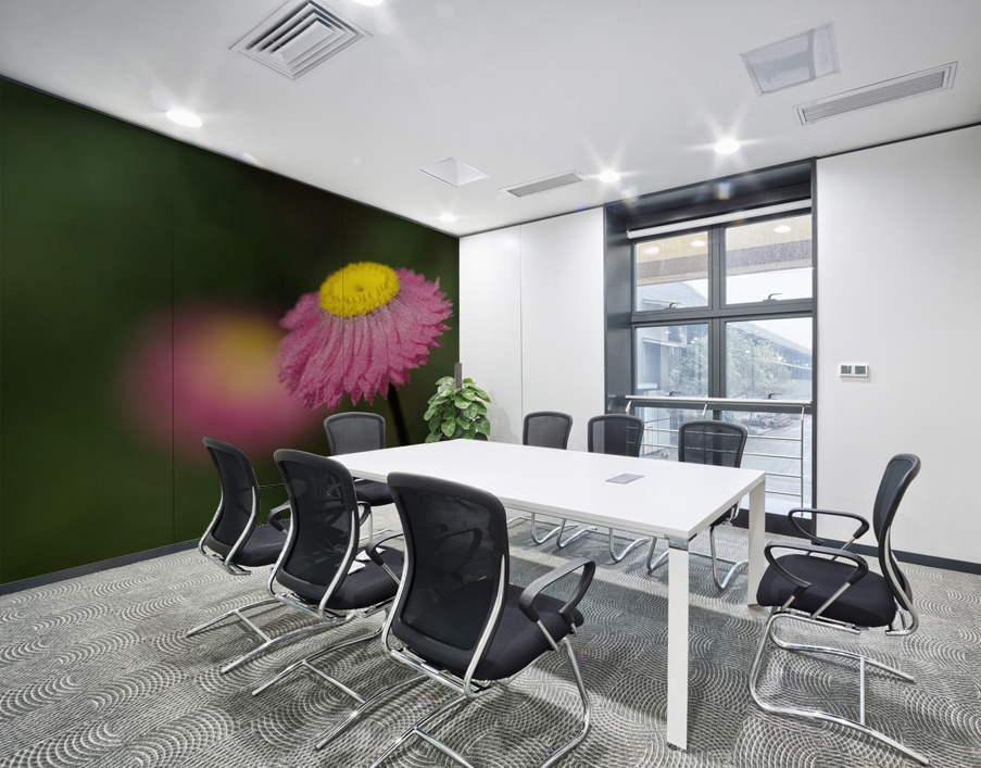 Strawflower Wall Printing