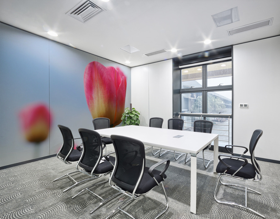 Pastel Tulips Wall Printing