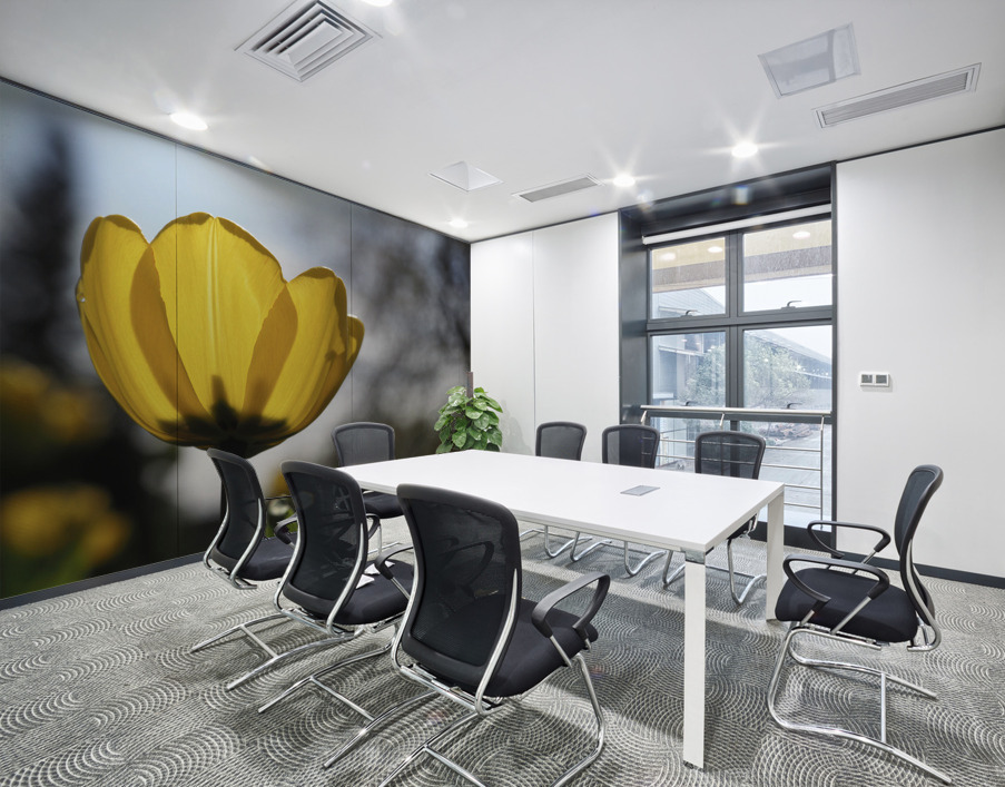 Yellow Tulip Wall Printing