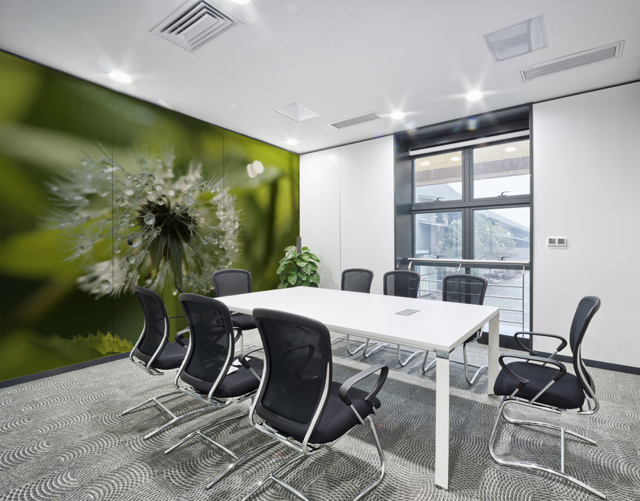 Dandelion with Droplets Wall Printing