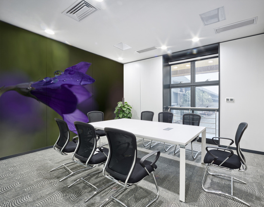 Water Drop Refraction Wall Printing