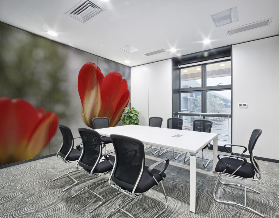 Leaning Tulip Wall Printing