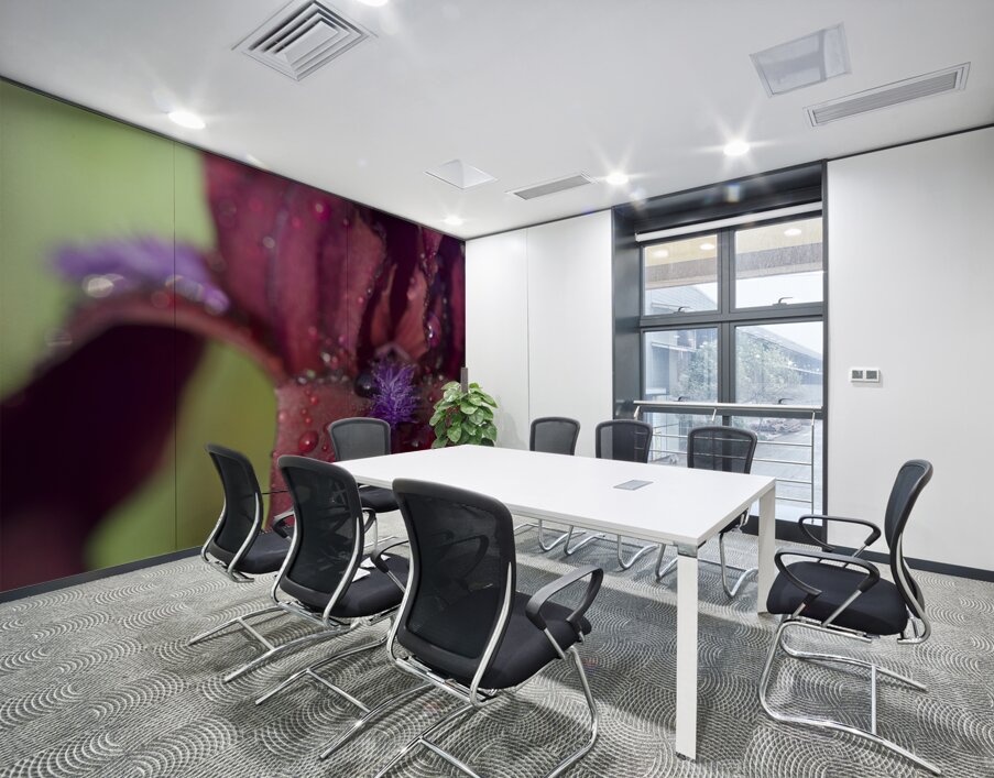 Purple Beard Wall Printing