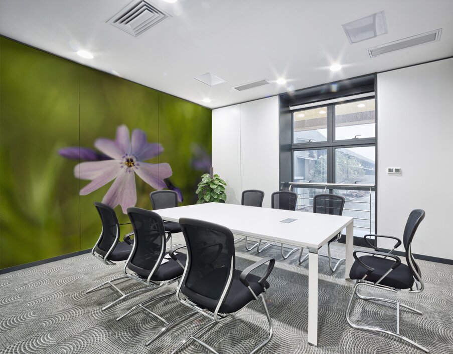 Vibrant Moss Phlox Wall Printing