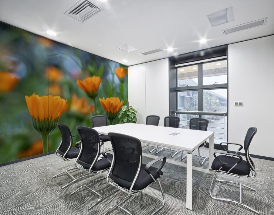 Pot Marigolds Wall Printing