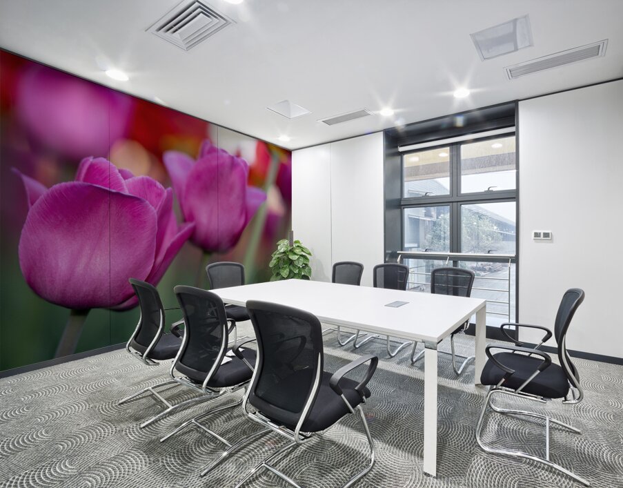 Bubblegum Bloom Bliss Wall Printing