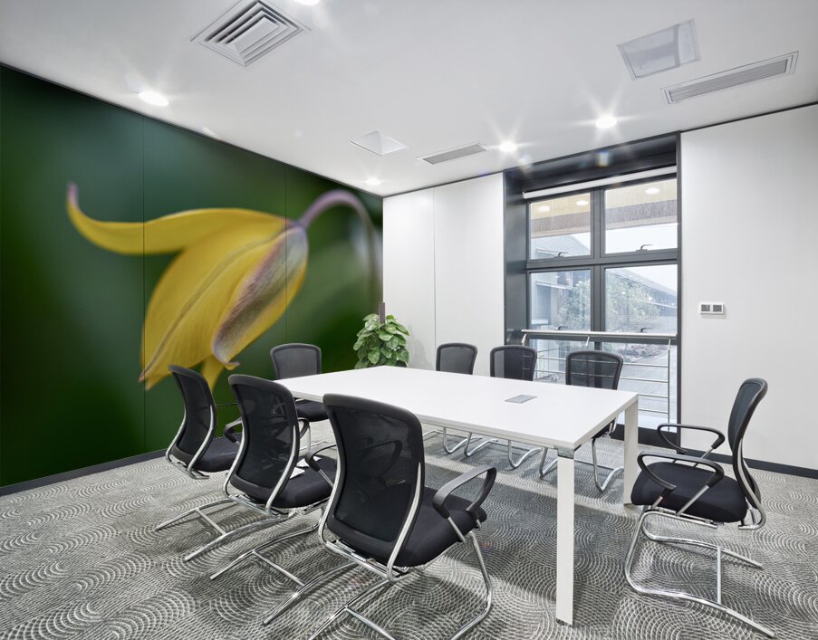 Yellow Bliss Wall Printing