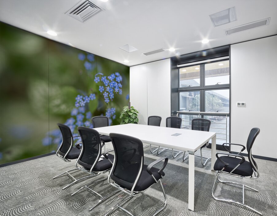 Blue Rosary Wall Printing