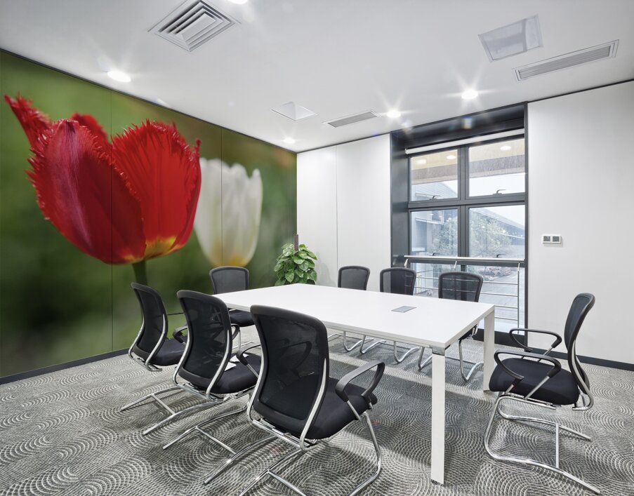 I Choose Red Wall Printing