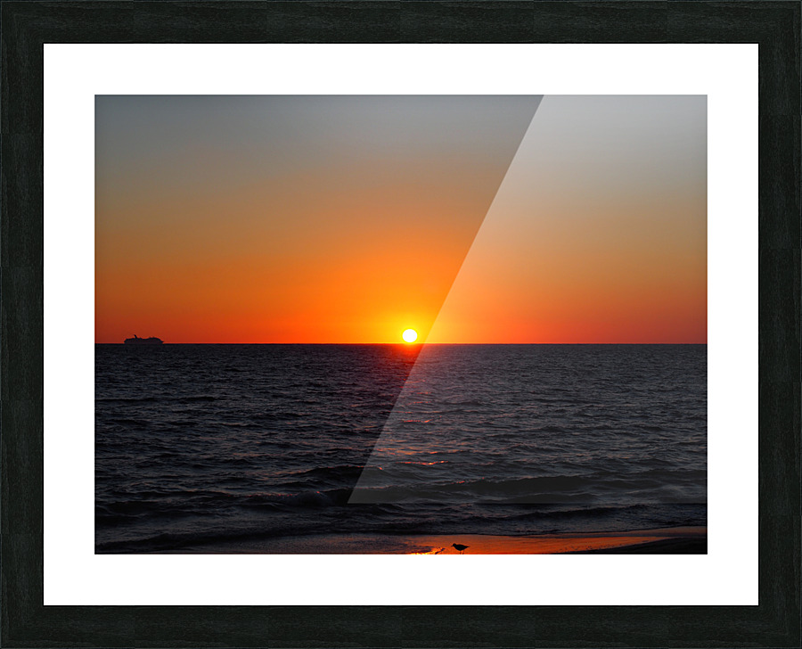 Caribbean Sunrise Picture Frame print