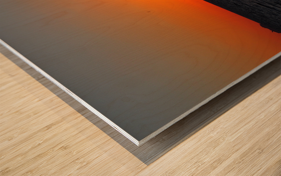 Caribbean Sunrise Wood print